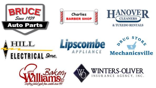 grid of logos for the Mechanicsville district winners