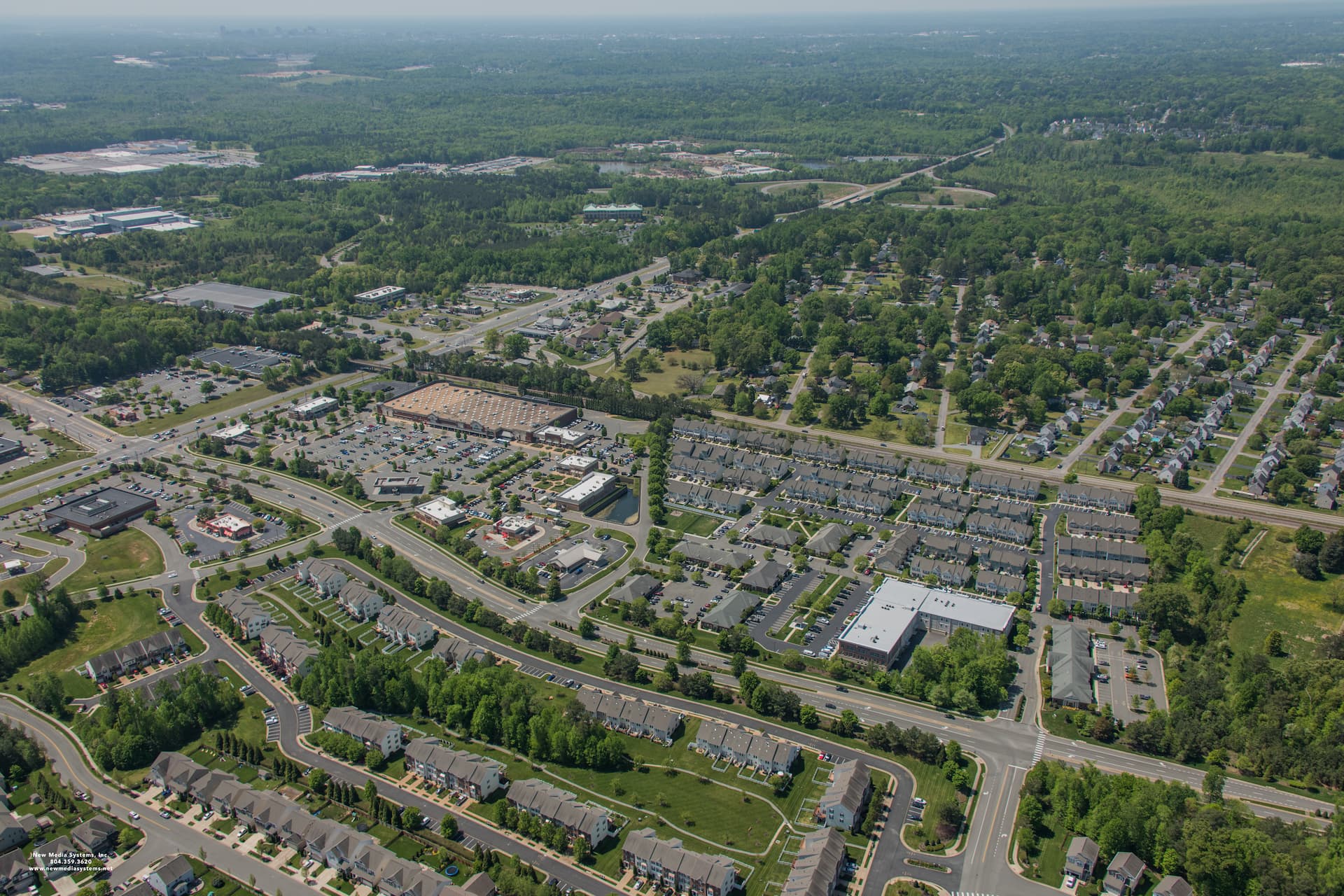 Aerial shot of Rutledge
